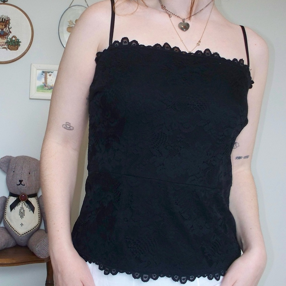 lacy tank top